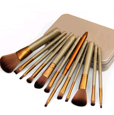 OpulentGlam Iron Box Makeup Brush Set
